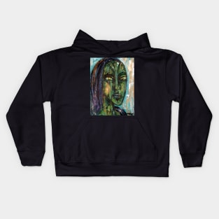 The reptilian visitor Kids Hoodie